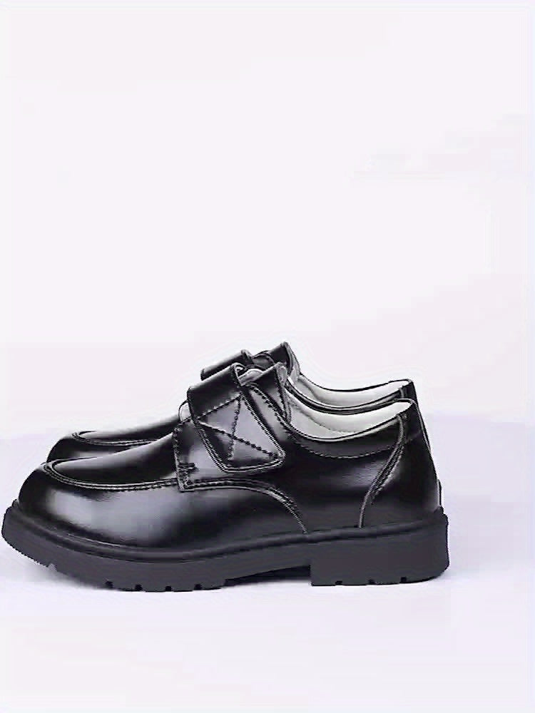 Boys' School Shoes Soft Sole Performance New Style Black Flower Boy Little Boys