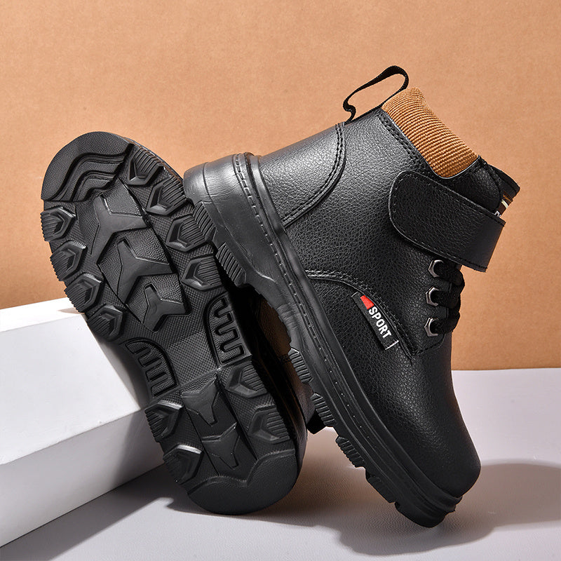 Children's boots, casual sports shoes, snow boots, outdoor sports hiking shoes, suitable for boys and girls,