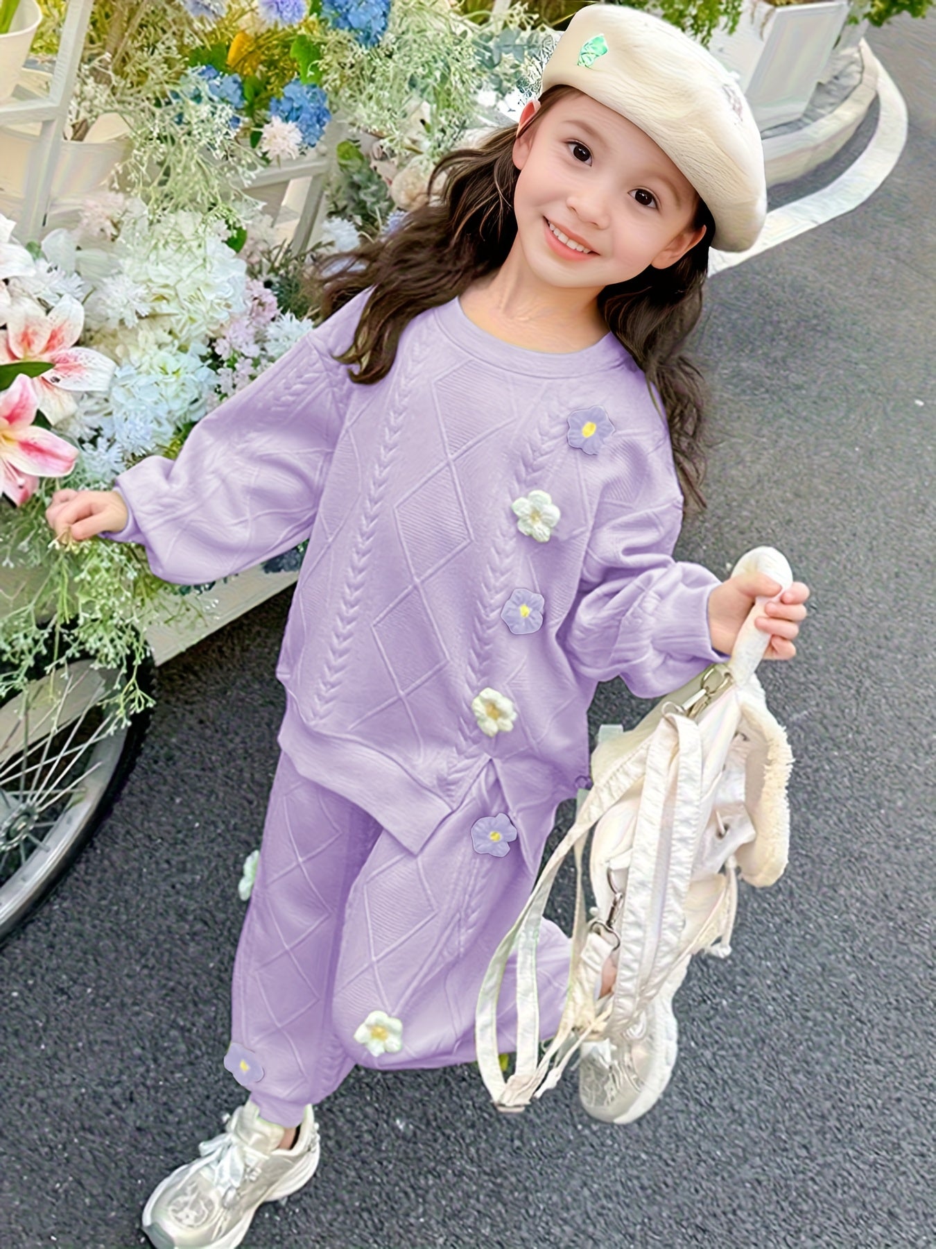 Girls' Spring and Autumn Fashion Set Korean Style 2025 New Girls' Outfit with Two-Piece Internet Celebrity