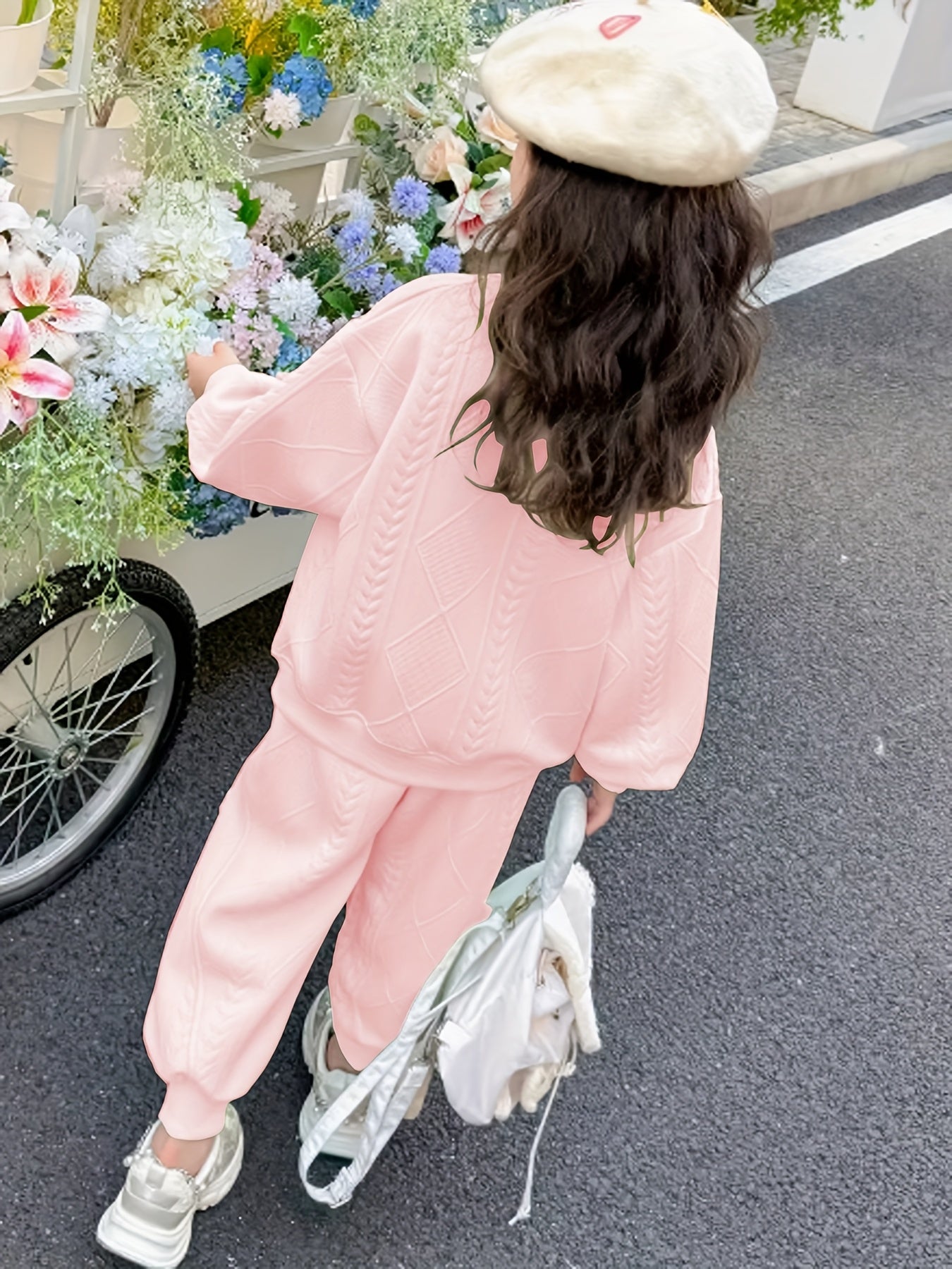 Girls' Spring and Autumn Fashion Set Korean Style 2025 New Girls' Outfit with Two-Piece Internet Celebrity