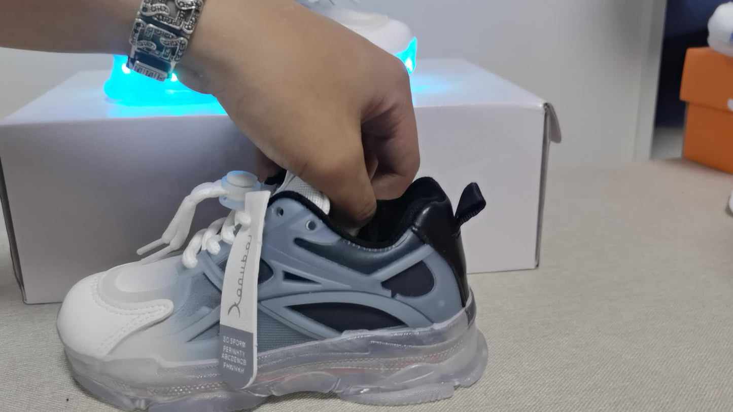 Rechargeable Glow-in-the-Dark Shoes for Kids - Colorful Neon Sneakers with Light-Up Design, Lightweight & Durable for Street Dance, Nighttime Play, and Casual Wear, Shoes for Girls,