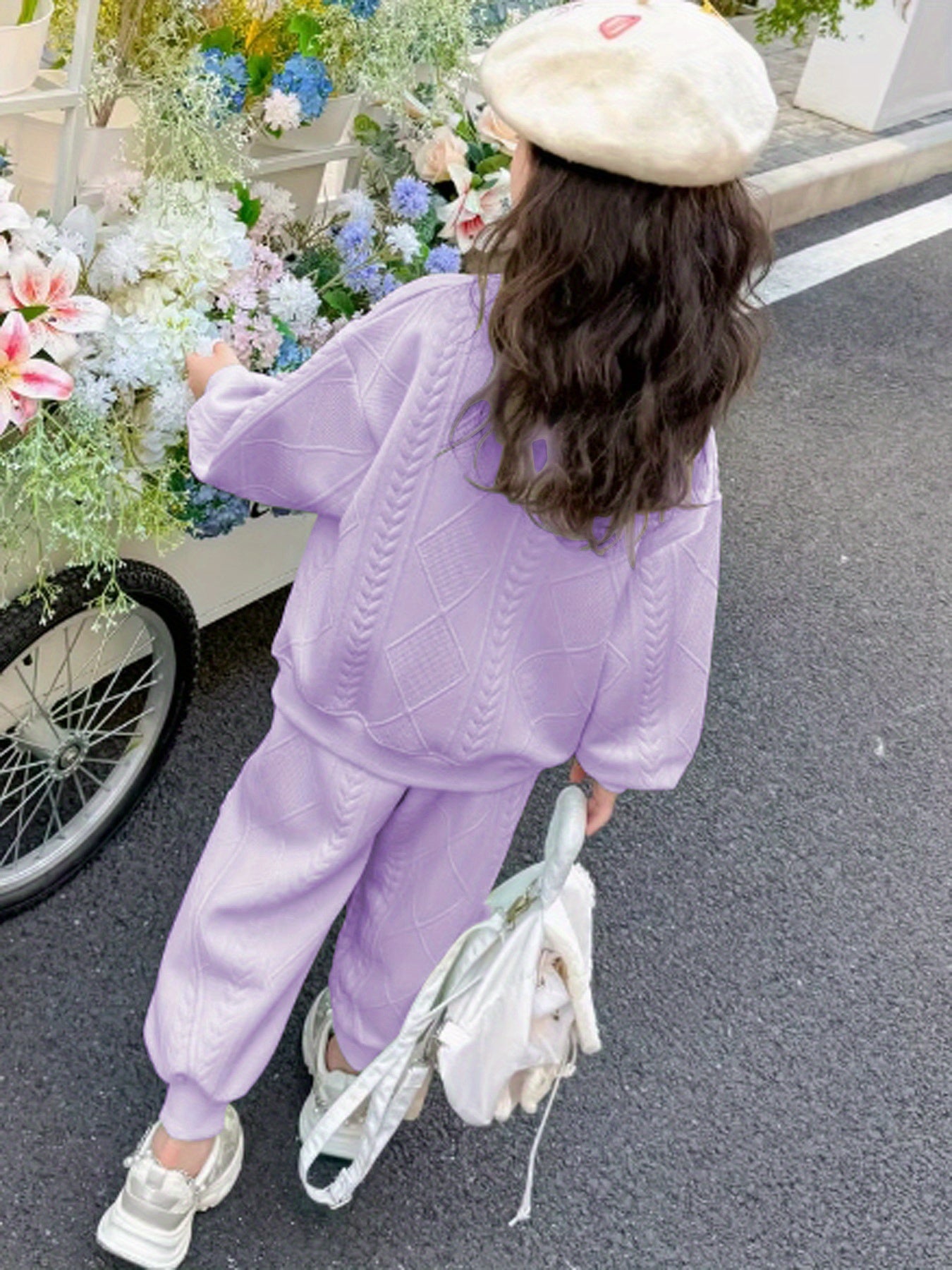 Girls' Spring and Autumn Fashion Set Korean Style 2025 New Girls' Outfit with Two-Piece Internet Celebrity