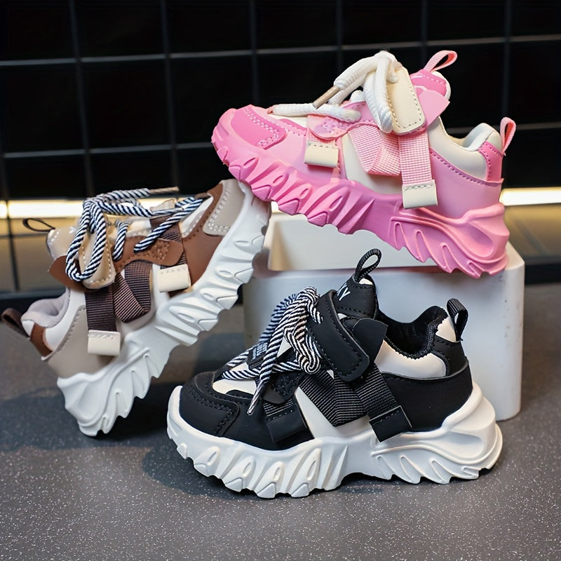 New Trendy Fashion Jelly Color Casual Dad Sports Shoes Lightweight Outdoor Sneakers for