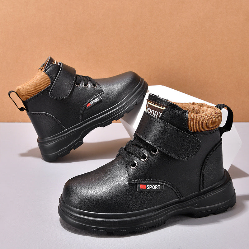 Children's boots, casual sports shoes, snow boots, outdoor sports hiking shoes, suitable for boys and girls,