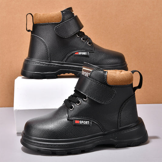 Children's boots, casual sports shoes, snow boots, outdoor sports hiking shoes, suitable for boys and girls,